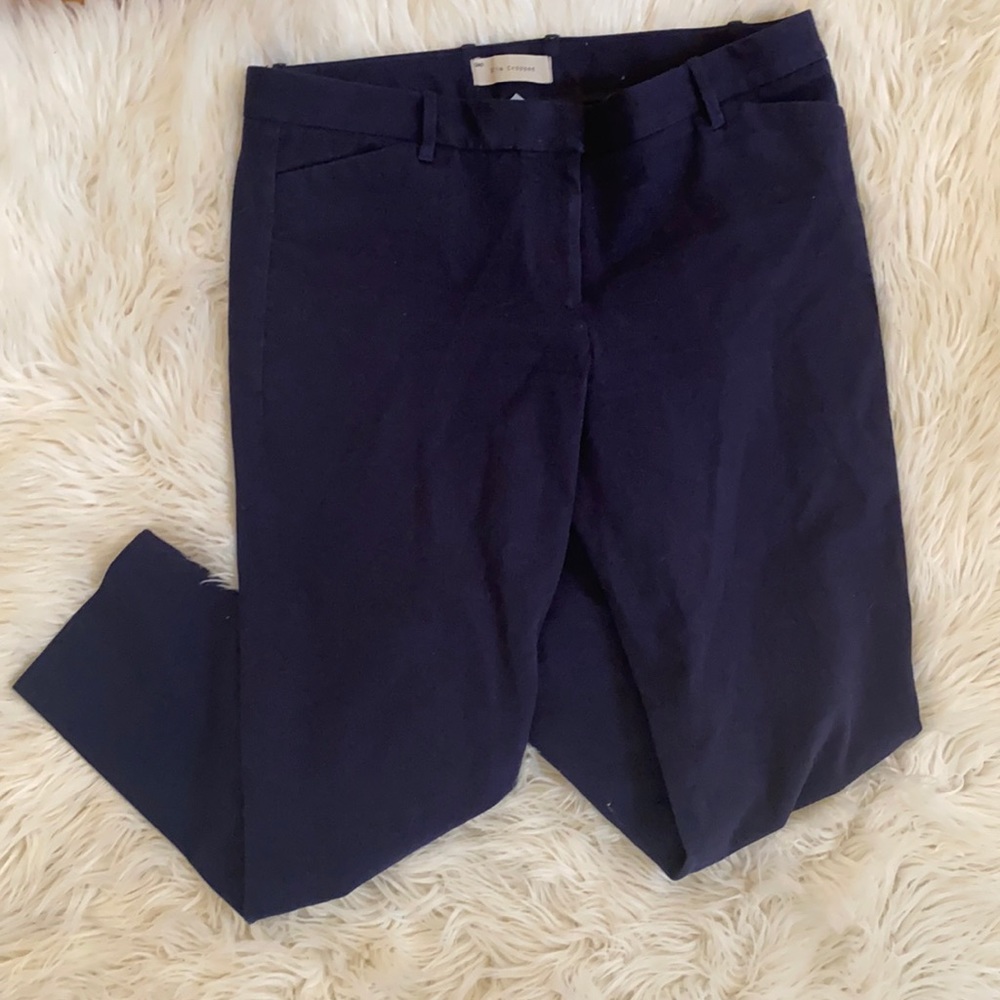 GAP Slim Cropped Navy Pants